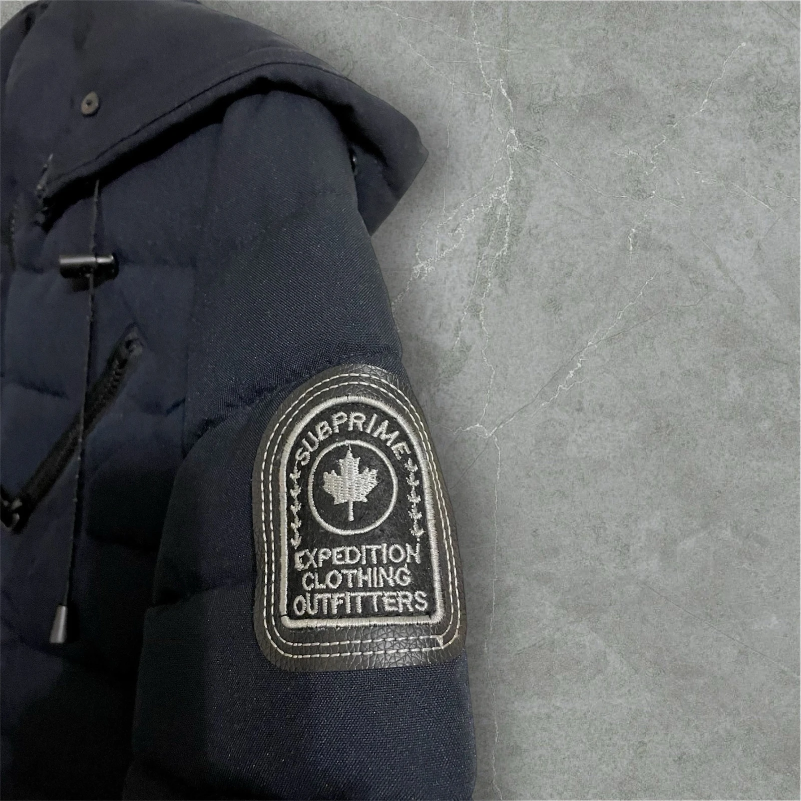 Navy blue down jacket – photo 2
